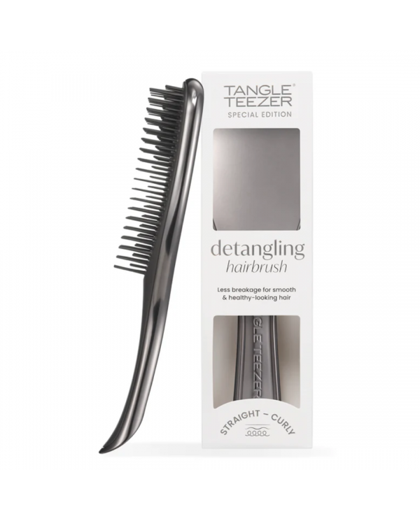 TANGLE TEEZER THE ULTIMATE CHROME MIDNIGHT SILVER