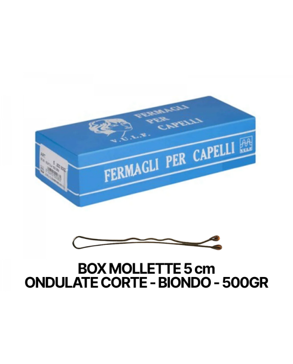 BOX MOLLETTE N.5 ONDULATE CORTE BIONDO 500GR