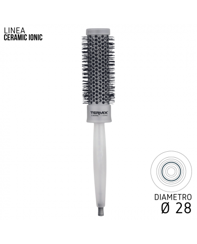 TERMIX SPAZZOLA ROTONDA CERAMIC IONIC 28MM