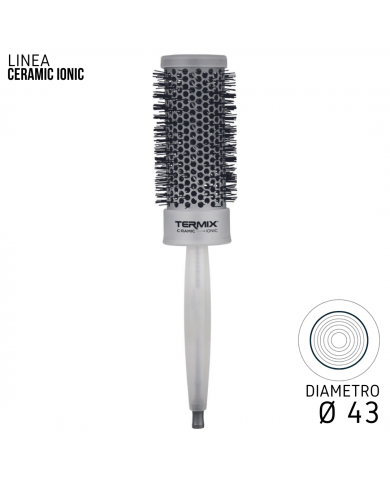 TERMIX SPAZZOLA ROTONDA CERAMIC IONIC 43MM