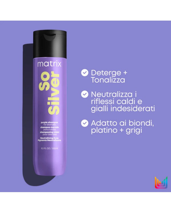 TOTAL RESULTS SO SILVER SHAMPOO 300ML