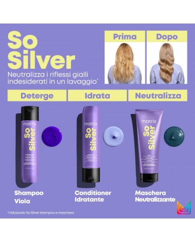TOTAL RESULTS SO SILVER SHAMPOO 300ML