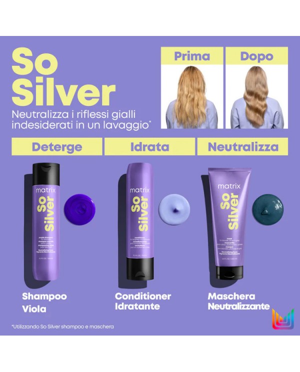 TOTAL RESULTS SO SILVER SHAMPOO 300ML