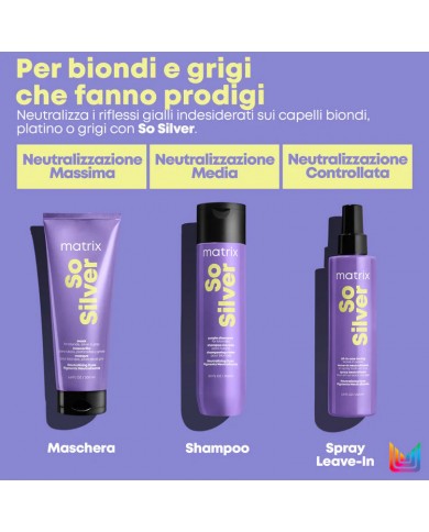 TOTAL RESULTS SO SILVER SHAMPOO 300ML