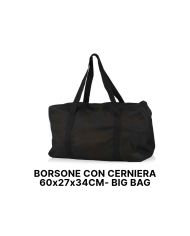 BORSONE CON CERNIERA 60X27X34CM - BIG BAG