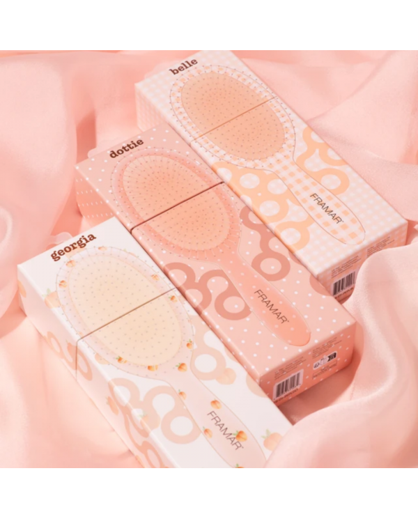 FRAMAR DETANGLE BRUSH DISPLAY PEACH PLEASE 9PZ