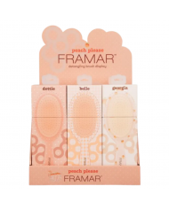 FRAMAR DETANGLE BRUSH DISPLAY PEACH PLEASE 9PZ